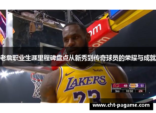 老詹职业生涯里程碑盘点从新秀到传奇球员的荣耀与成就